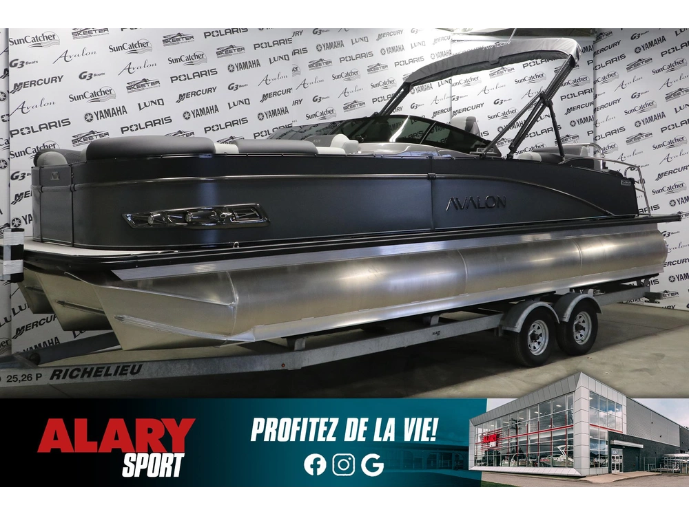 2026 Avalon Catalina 2585 Qls Windshield + Mercury 200 Hp alt