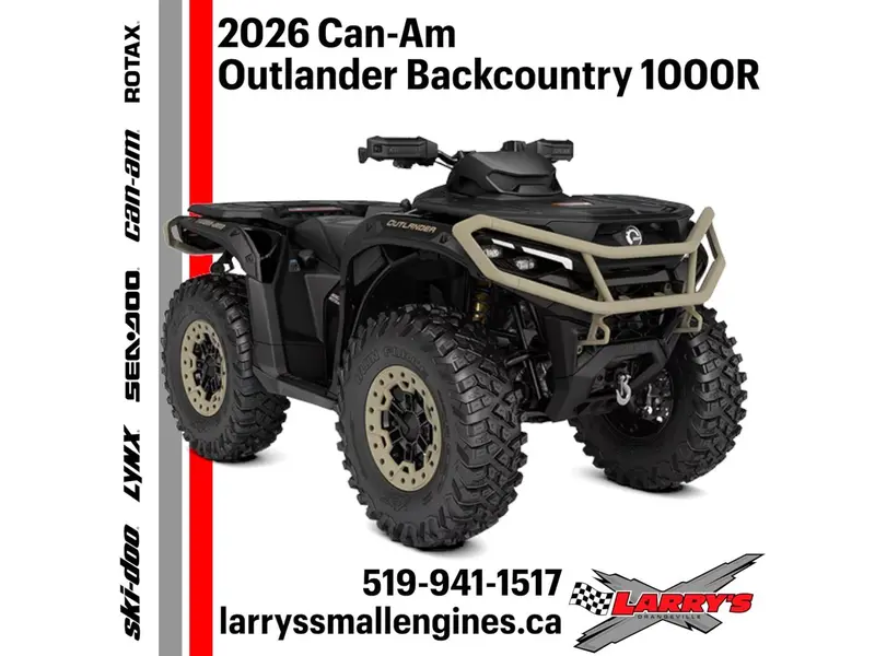 2026 Can-Am Outlander Backcountry 1000R 4NTF