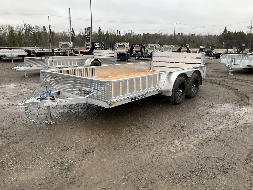 2026 Stronghaul 82x14 3.5 Ton All Aluminum Landscape Trailer alt