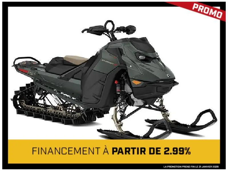 2026 Ski-Doo SUMMIT X w/ EXPERT Pkg 165 850 E-TEC Turbo R PowderMax X-Light 3.0'' SHOT w/ 10.25'' Touchscreen