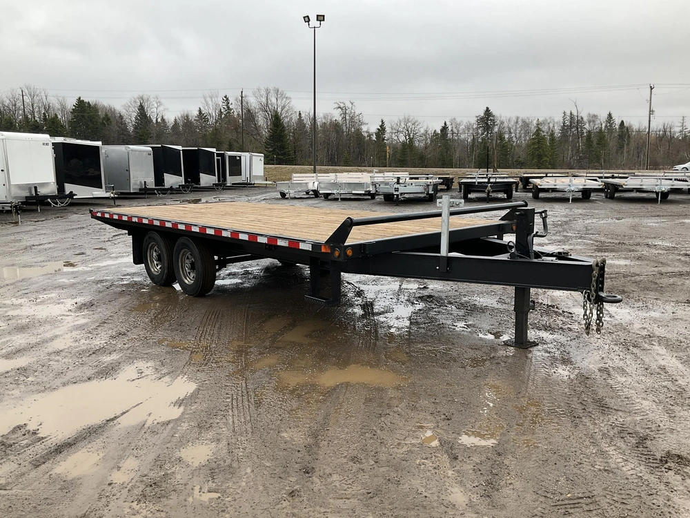 2022 Canada Trailers 8.5x18 5 Ton Deckover Equipment Trailer alt