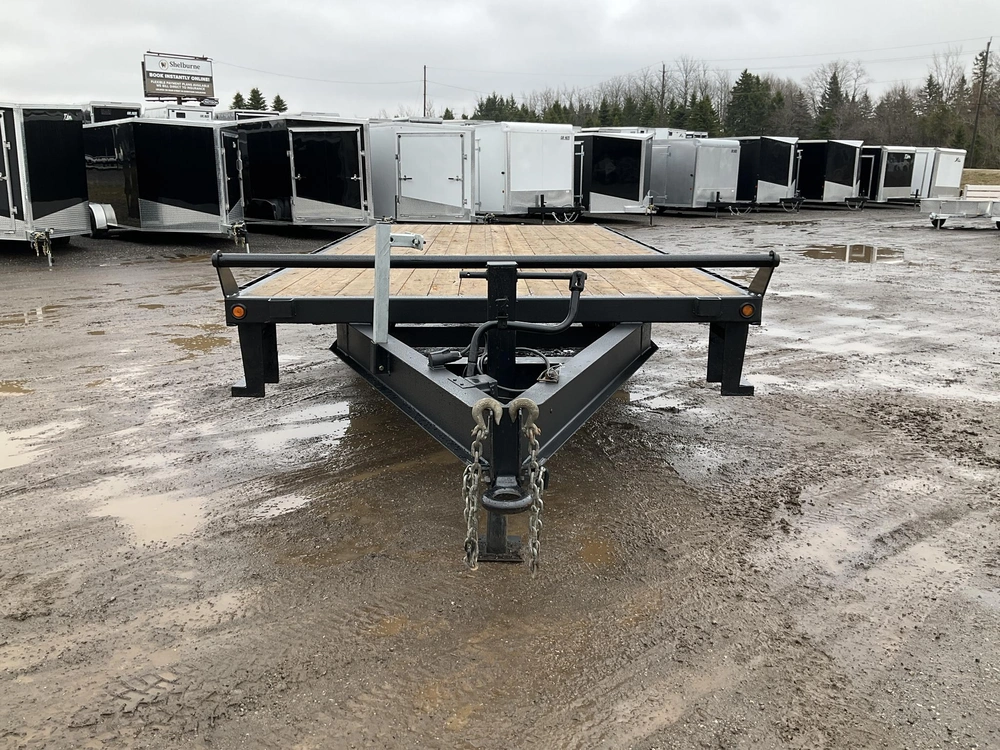 2022 Canada Trailers 8.5x18 5 Ton Deckover Equipment Trailer alt