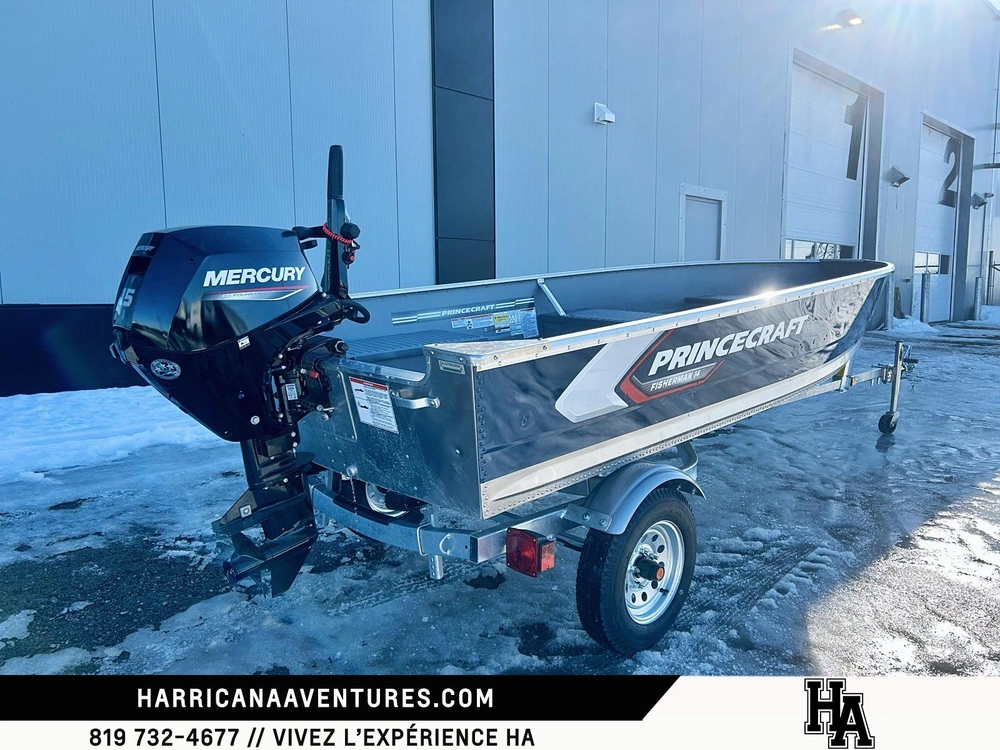 2026 Princecraft Fisherman 14 + 15hp alt