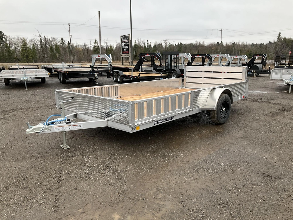 2026 Stronghaul 82x14 All Aluminum Utility Trailer alt