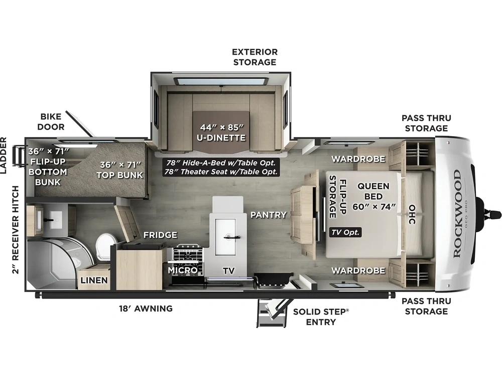 Forest River Rockwood Mini-lite 2520bh 2026 alt