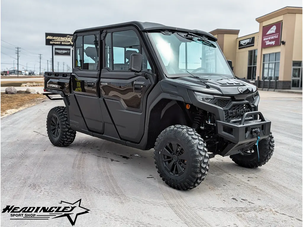 2026 CFMOTO UFORCE U10 XL PRO HIGHLAND // Nebula Black w/ Front & Rear Bumpers