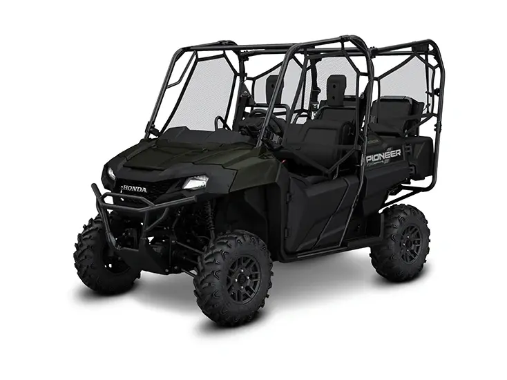 2026 Honda 2026  Honda Pioneer 700 - 4P DLX Green thumbnail 4