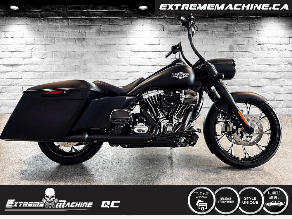 Harley-davidson Flhr Road King Bagger Beaucoup D'accessoires - Style Incroyable!!! 2016 alt