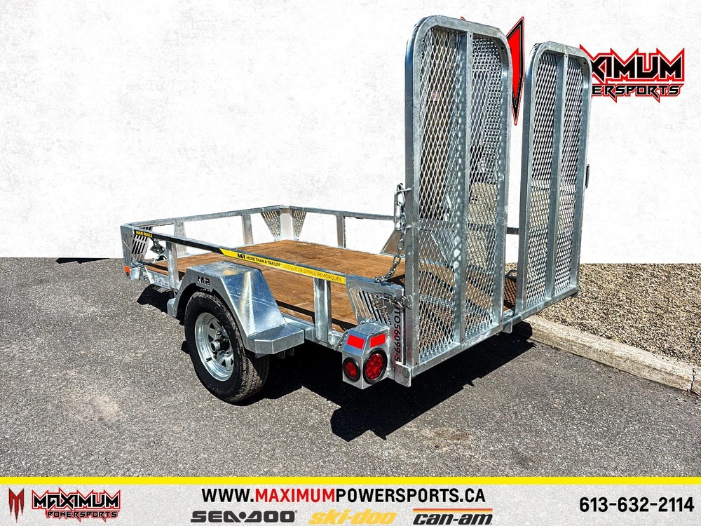 Maxi-roule Utility Trailer With Rail Side 99in X 56in 2027 alt