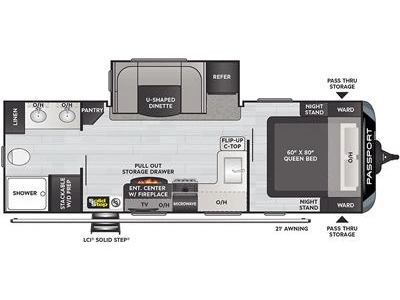 Keystone Rv Passport 2400rb 2021 alt