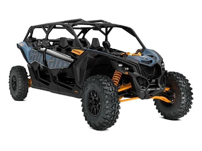 2026 Can-am Maverick X3 Max Ds Turbo Rr Scandi Blue & Orange Crush alt