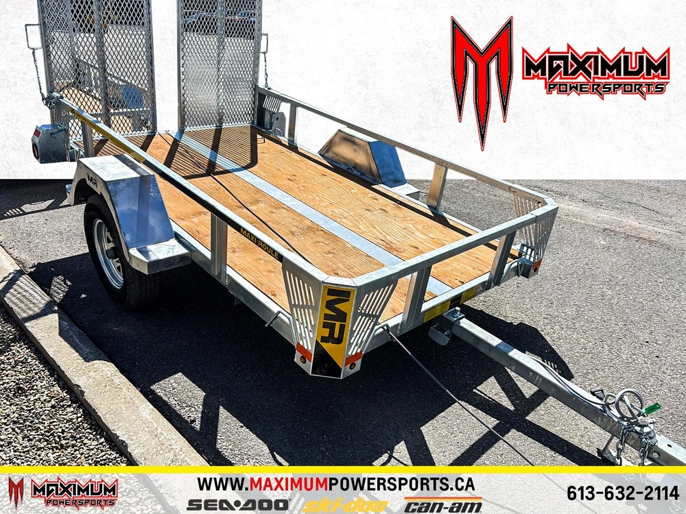 Maxi-roule Utility Trailer With Rail Side 99in X 56in 2027 alt