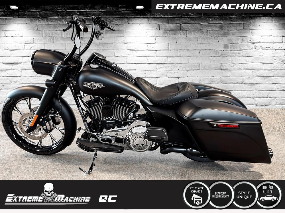 Harley-davidson Flhr Road King Bagger Beaucoup D'accessoires - Style Incroyable!!! 2016 alt