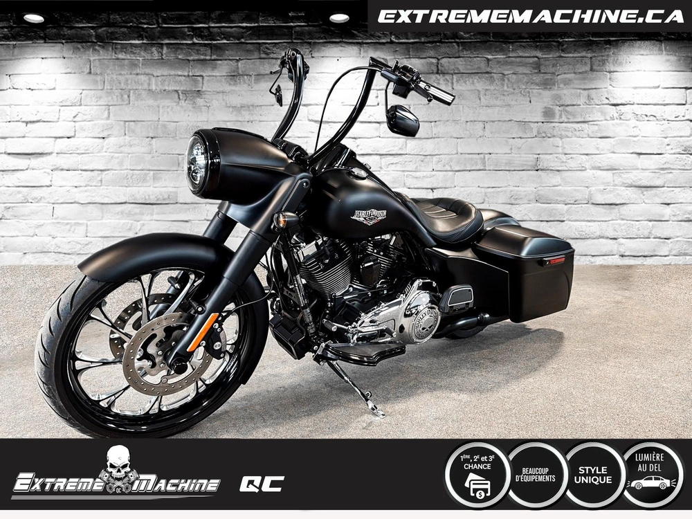 Harley-davidson Flhr Road King Bagger Beaucoup D'accessoires - Style Incroyable!!! 2016 alt