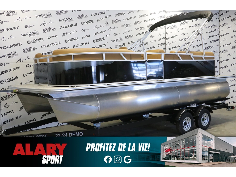 2026 Avalon Vls 2180 Quad Lounger + Yamaha 70 Hp alt