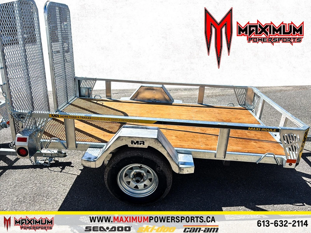 Maxi-roule Utility Trailer With Rail Side 99in X 56in 2027 alt