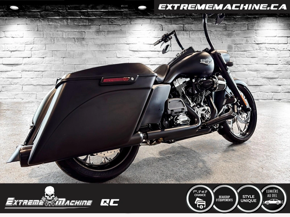 Harley-davidson Flhr Road King Bagger Beaucoup D'accessoires - Style Incroyable!!! 2016 alt