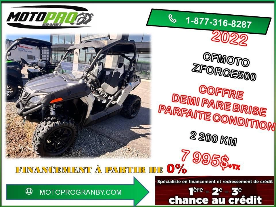 2022 Cfmoto Zforce 500 Zforce 500 Trail Zforce500 Eps Bas Km alt