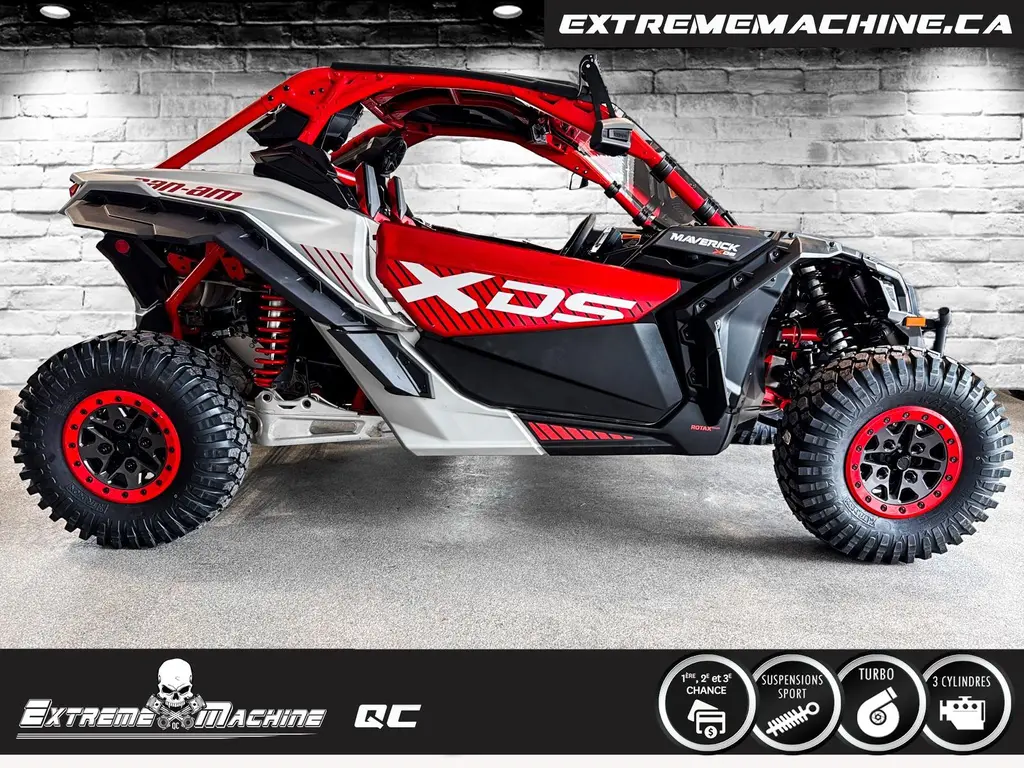 Can-Am MAVERICK X3 X DS TURBO RR DPS 2025 - IMPECCABLE & PRÊT POUR LA SAISON!!!