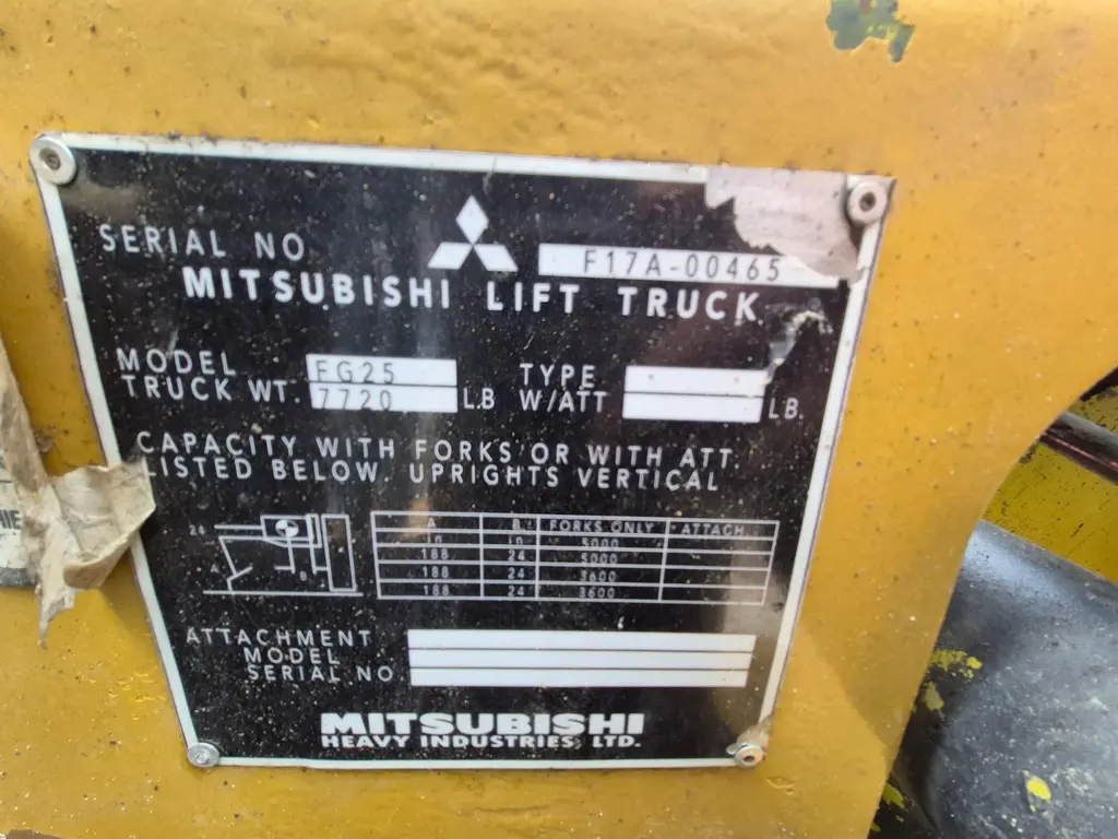 2000 Mitsubishi FG25