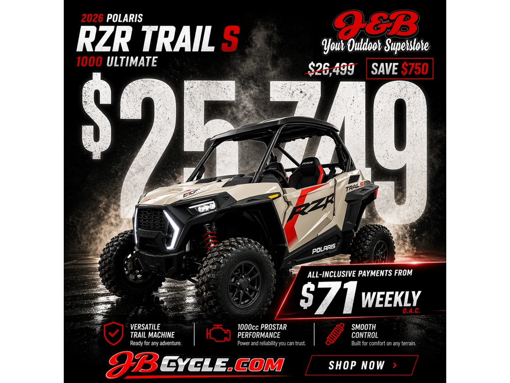 2026 Polaris Rzr Trail S 1000 Ultimate alt