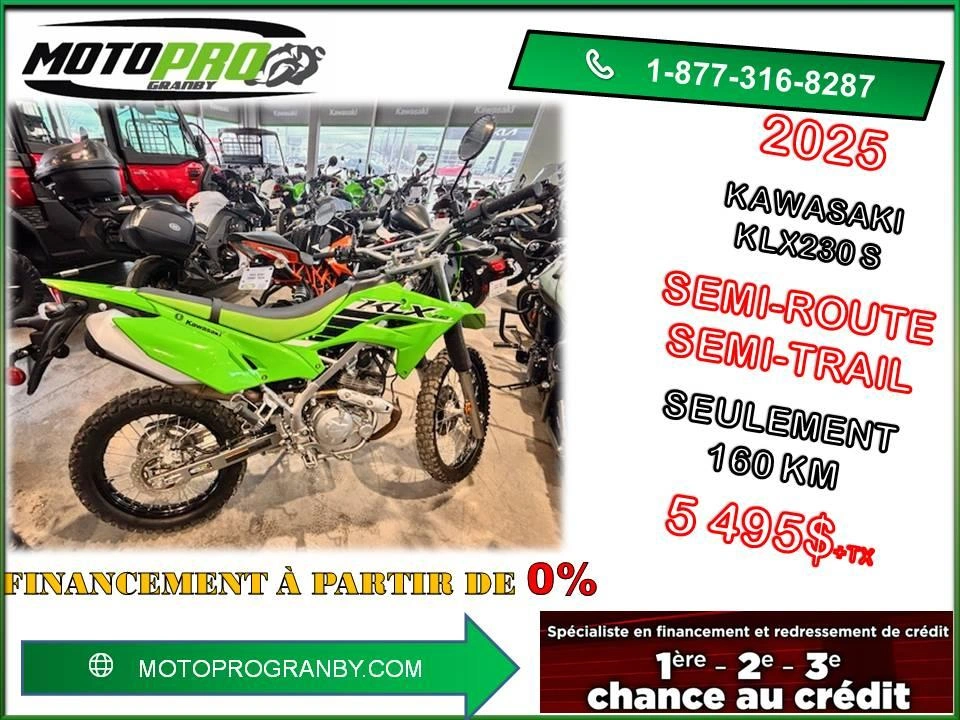 2025 Kawasaki Klx230 S Klx230 Klx 230 Semi Route Injection alt