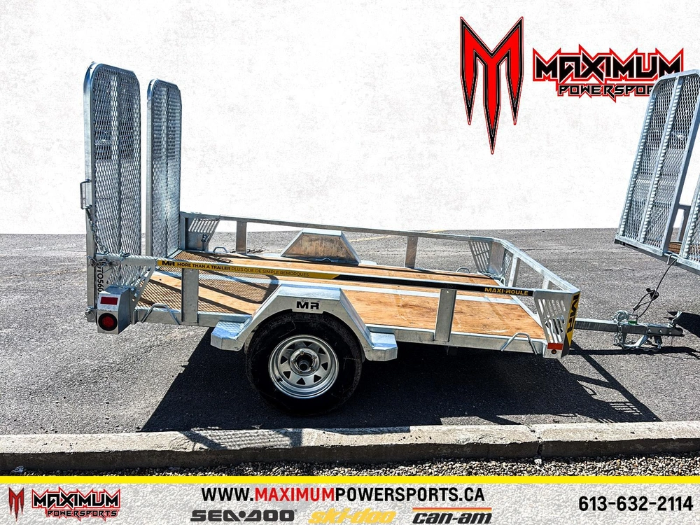 Maxi-roule Utility Trailer With Rail Side 99in X 56in 2027 alt