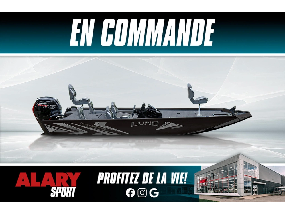 Lund 1875 Renegade + Mercury 115 Hp & Remorque 2026 alt