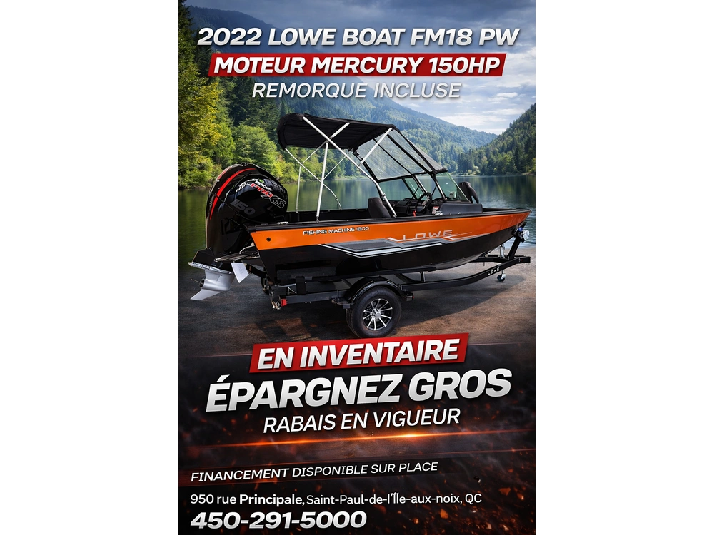 Lowe Boats Fm18 Wt 2022 alt