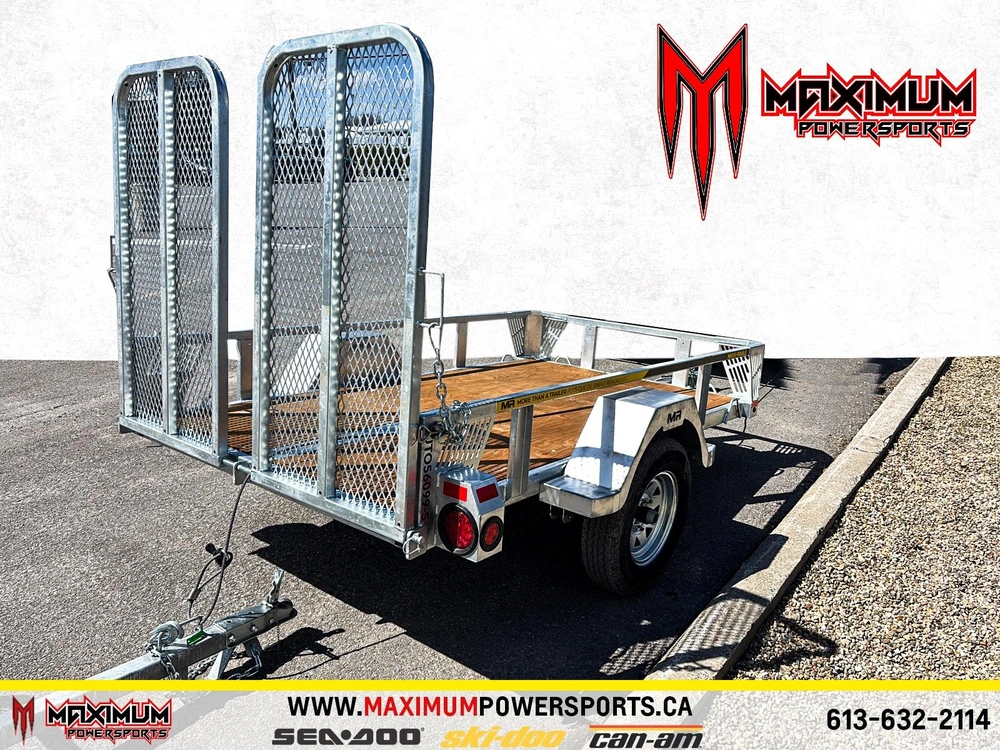 Maxi-roule Utility Trailer With Rail Side 99in X 56in 2027 alt
