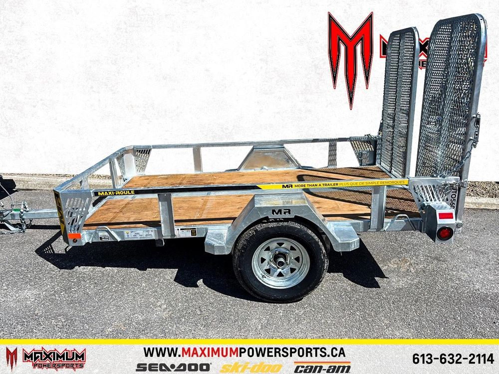 Maxi-roule Utility Trailer With Rail Side 99in X 56in 2027 alt