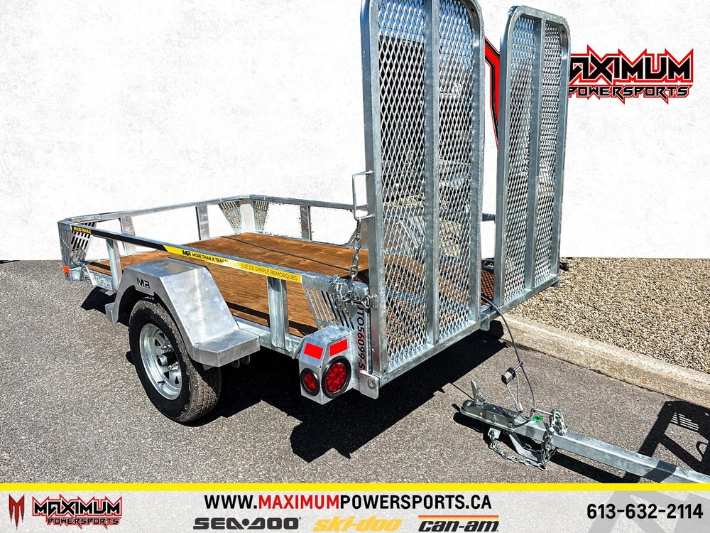 Maxi-roule Utility Trailer With Rail Side 99in X 56in 2027 alt