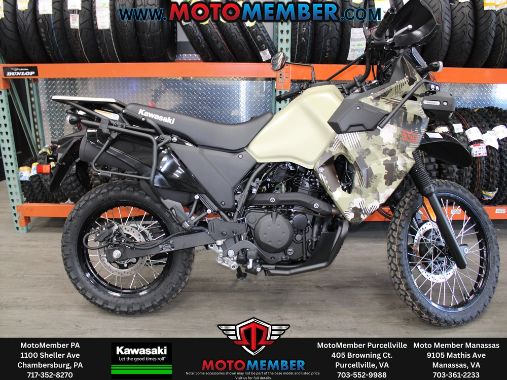 2026 Kawasaki Klr®650 Adventure Abs Cypher Camo Beige alt
