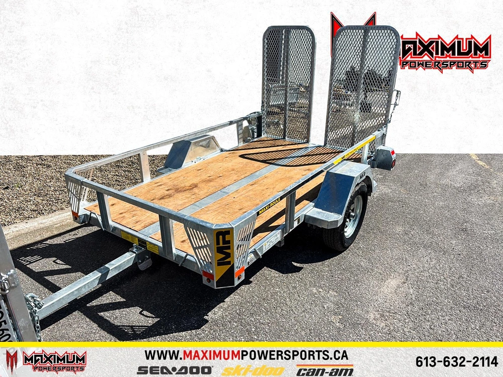Maxi-roule Utility Trailer With Rail Side 99in X 56in 2027 alt