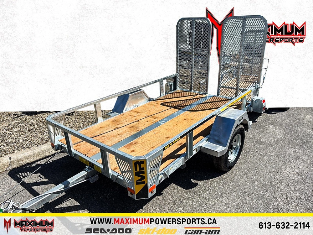 Maxi-roule Utility Trailer With Rail Side 99in X 56in 2027 alt