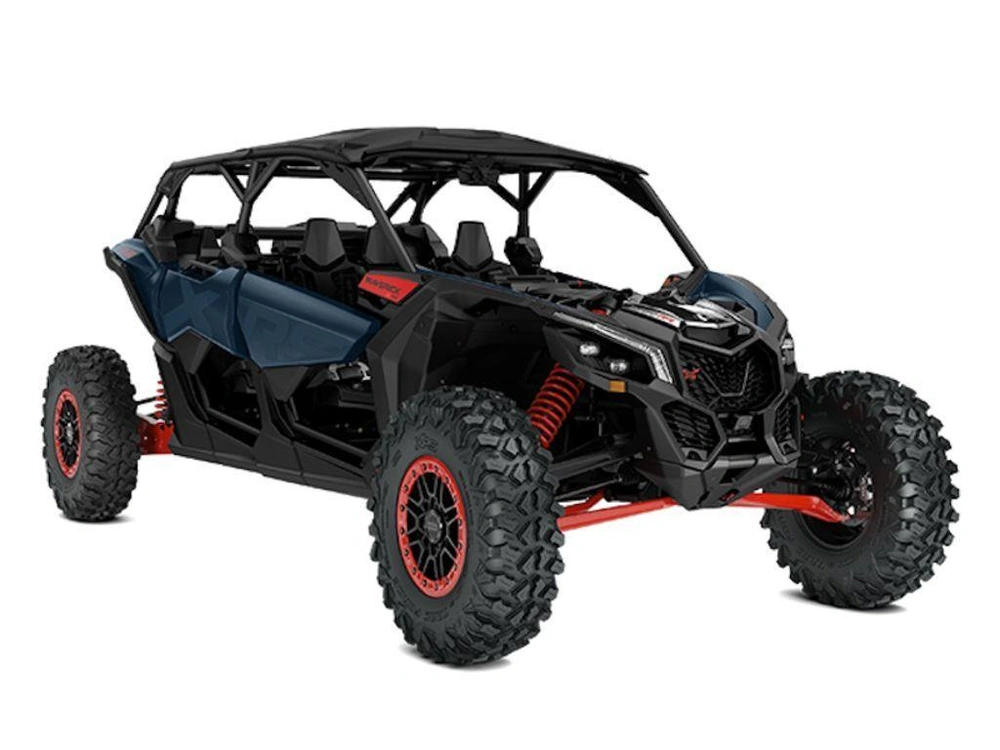 2026 Can-am Maverick X3 Max X Rs Turbo R1r Dusty Navy_10.25 In Infotainment alt