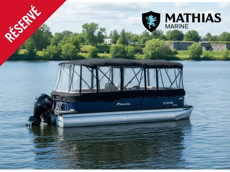 2022 Manitou 22 AURORA LE ANGLER MERC 115