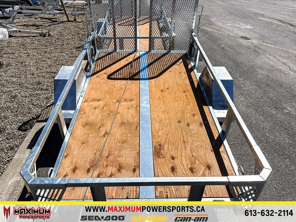 Maxi-roule Utility Trailer With Rail Side 99in X 56in 2027 alt