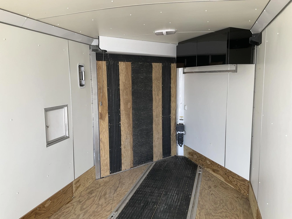 2020 Triton 7x18 Plus V-nose Pr187 All Aluminum Snowmobile Trailer alt
