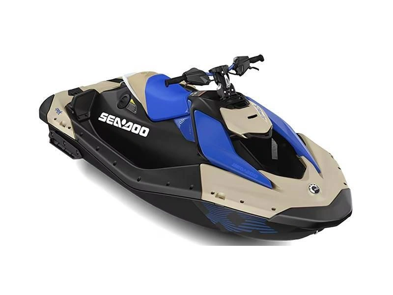 2025 Sea-doo Spark Trixx 90hp 1up Ibr - Blue/tan alt