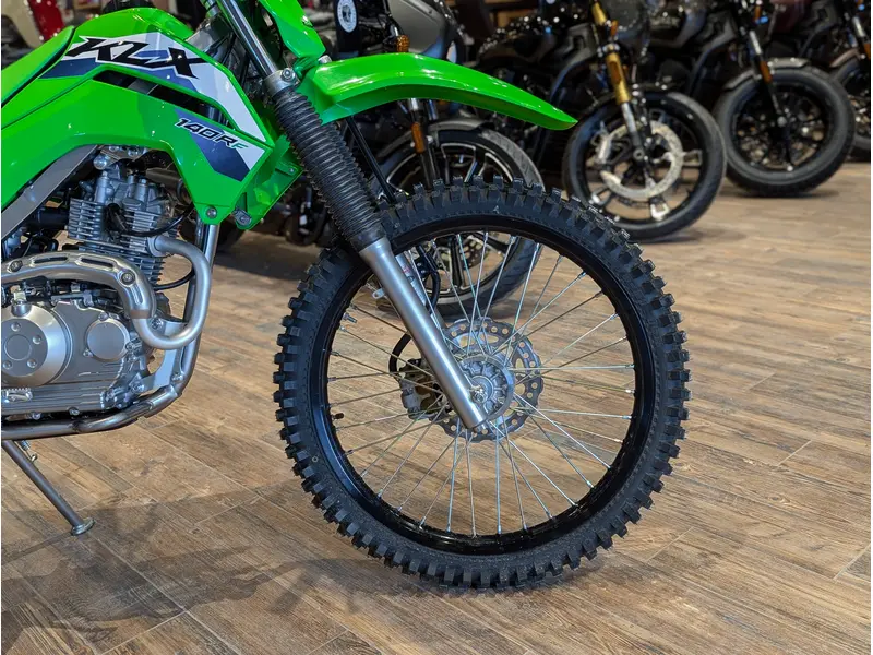 2026 Kawasaki KLX140R F // Lime Green thumbnail 4