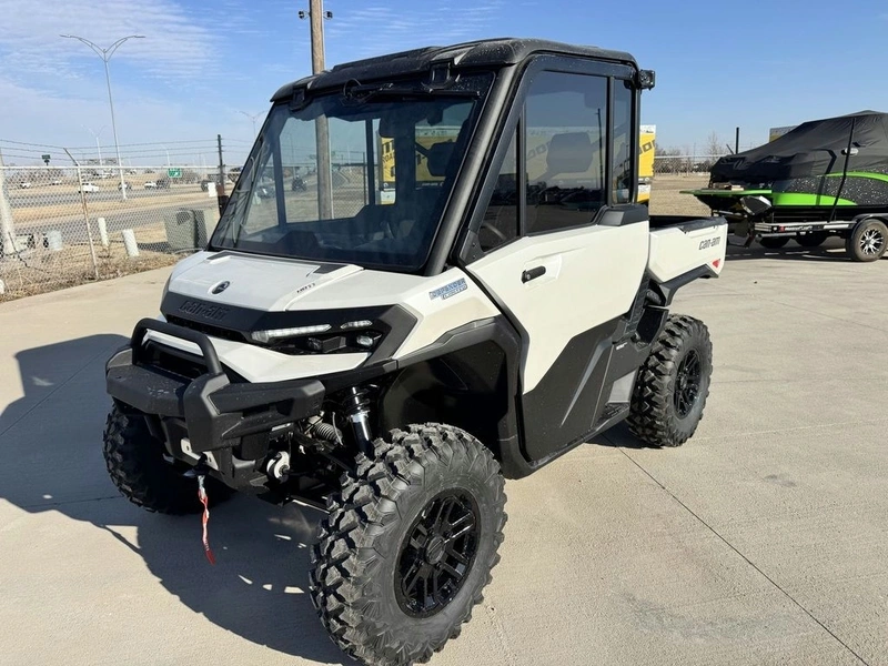 2026 Can-am Defender Limited Cab Hd11 Hybrid White alt