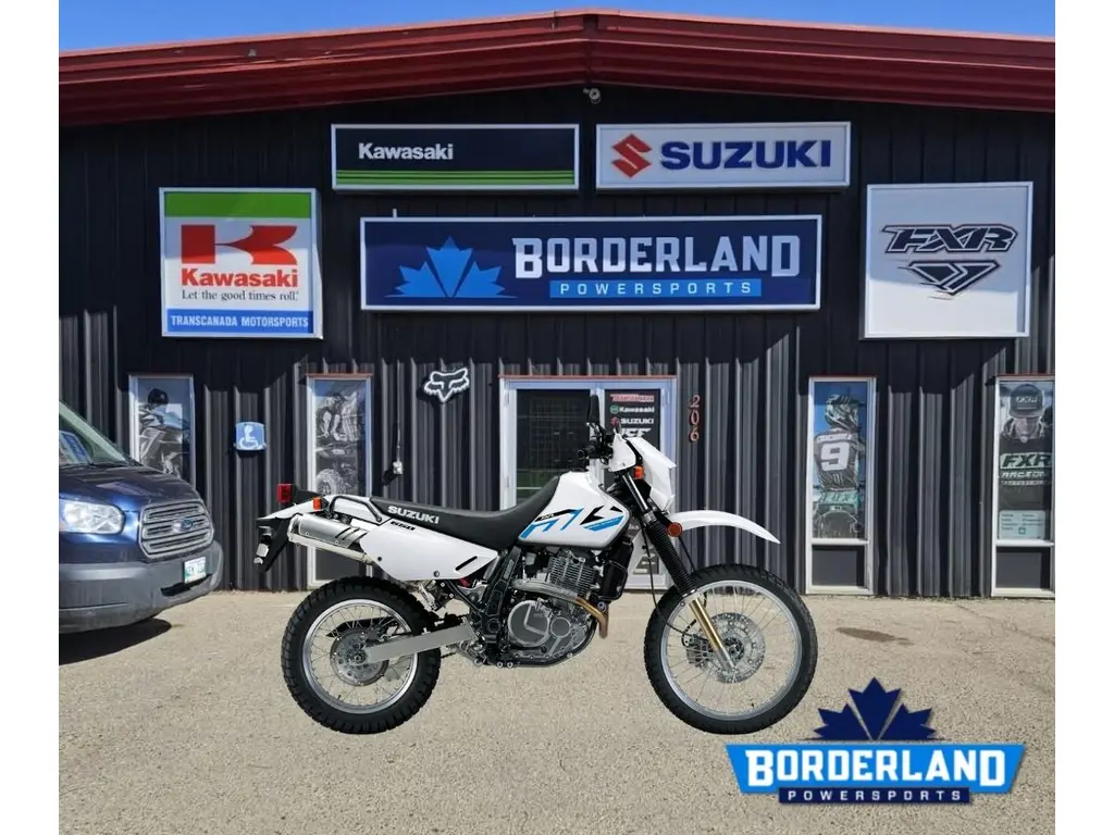 2026 Suzuki DR 650SE - Solid Special White