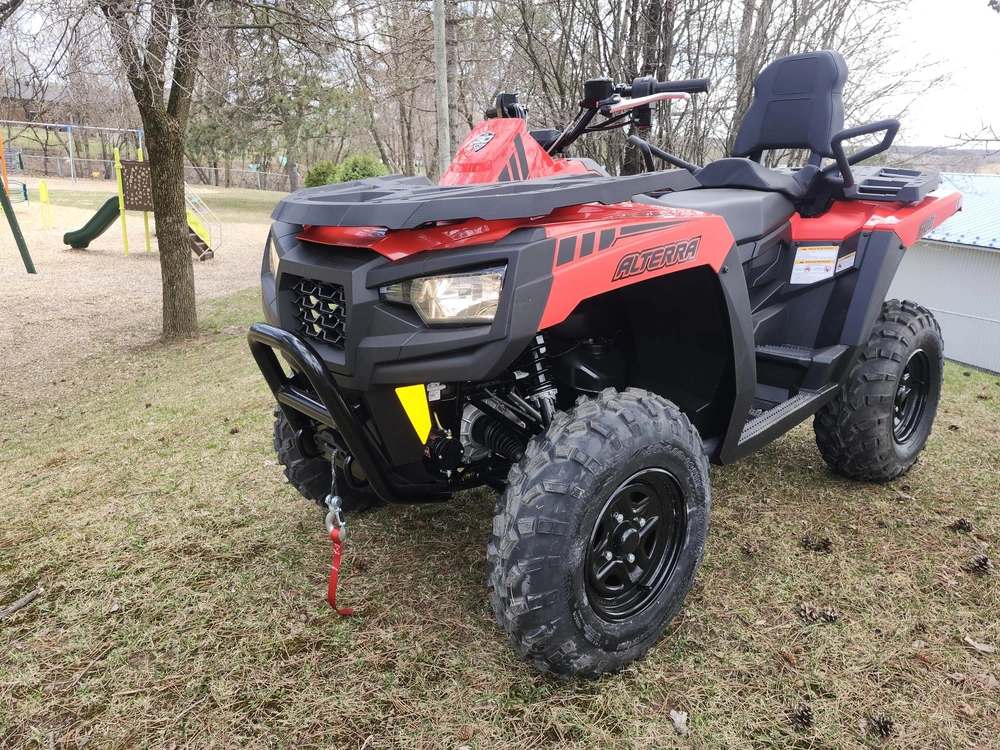 2026 Arctic Cat Alterra 600 Trv Rouge 🎯 Vtt 2 Places Travail Confort Chasse Forêt Outlander Max Kodiak 700 Remorquage 🟢 alt