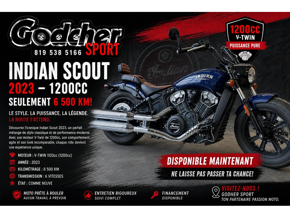 Indian Motorcycle Scout 2023 alt