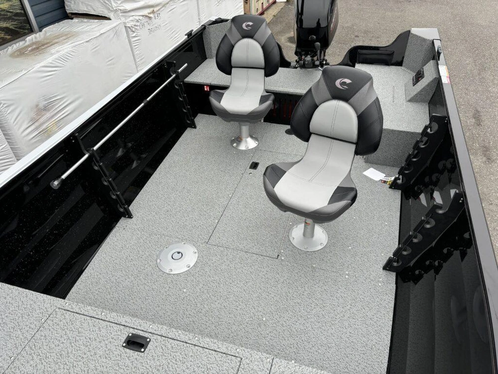2025 Crestliner Crestliner Kodiak Tiller W 60hp & Deluxe Trailer alt