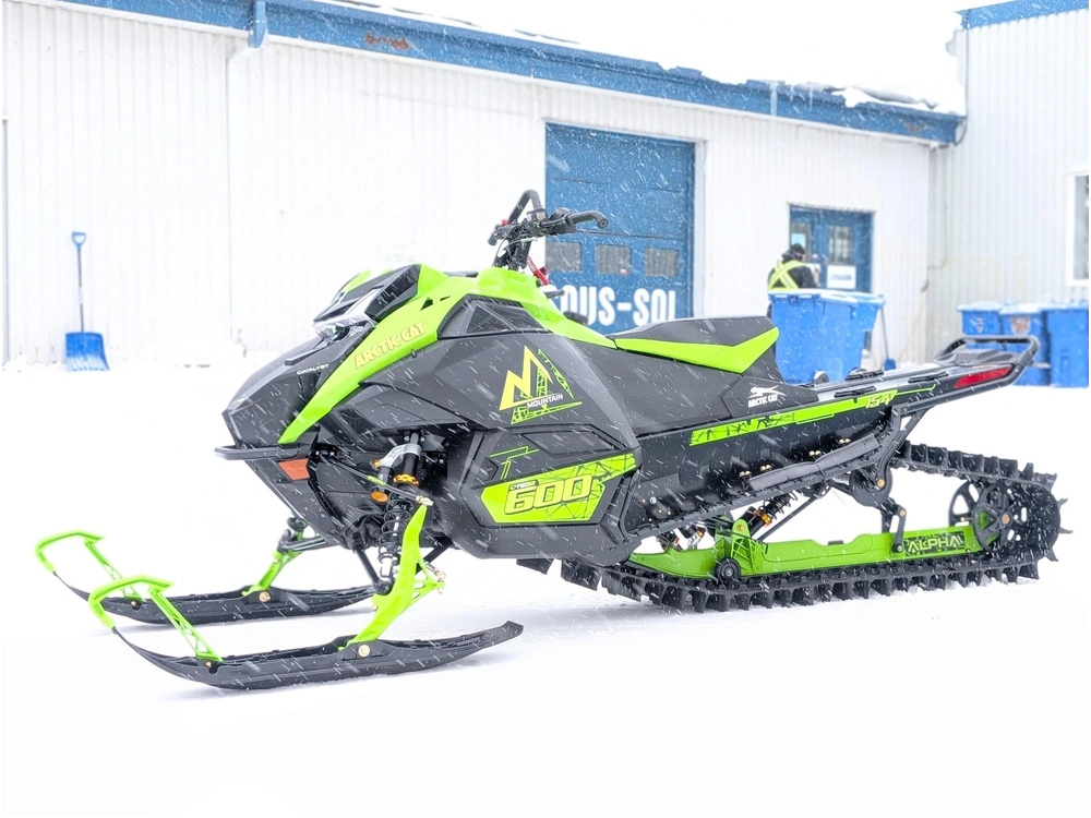 2025 Arctic Cat Mtn 600 154 Sp Es Us Grn 3.0 M6 M600 Mtn Catalyst Sno Pro Electric Start 3.0 | 🌍 Concurrents : Rmk 650 / Summit 600r / Lynx 🌍 | alt