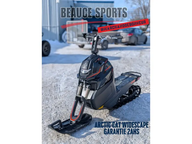 Arctic Cat WIDESCAPE 250 US BLACK | 🌟 Alternative moderne au Snow Hawk 🌟 | 2024