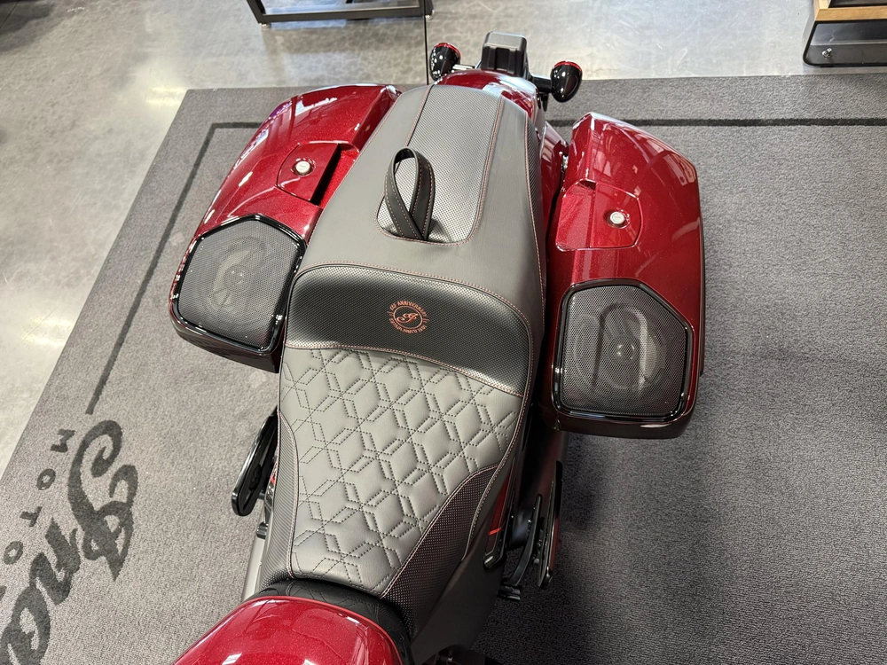 2026 Indian Motorcycle 125 Challenger, 125 Red W/ Blk Crstl, 49st 125th Anniversary Edition alt