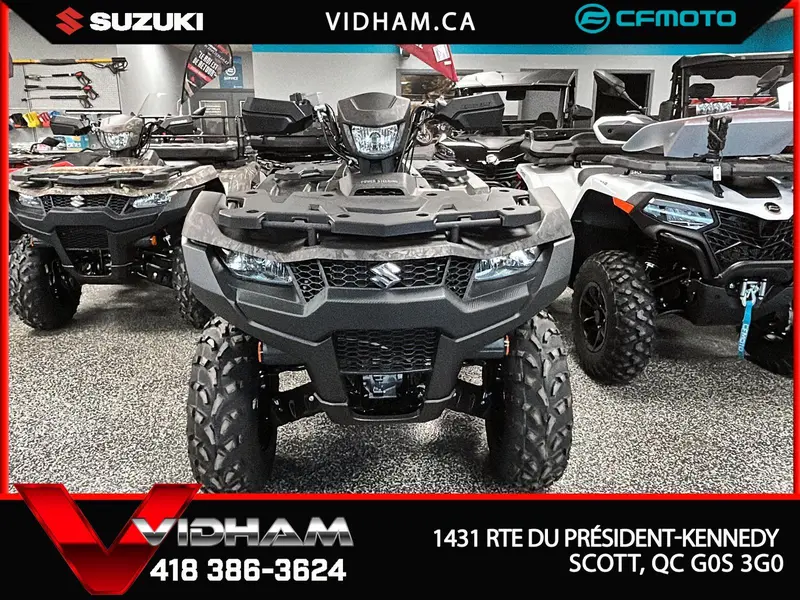 2026 Suzuki KingQuad 750XPS Carbone thumbnail 4